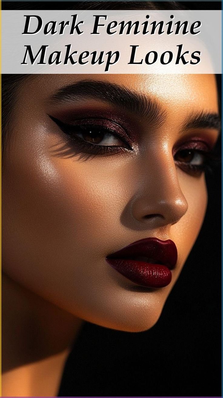 Finding inspiration for unique dark siren makeup looks online