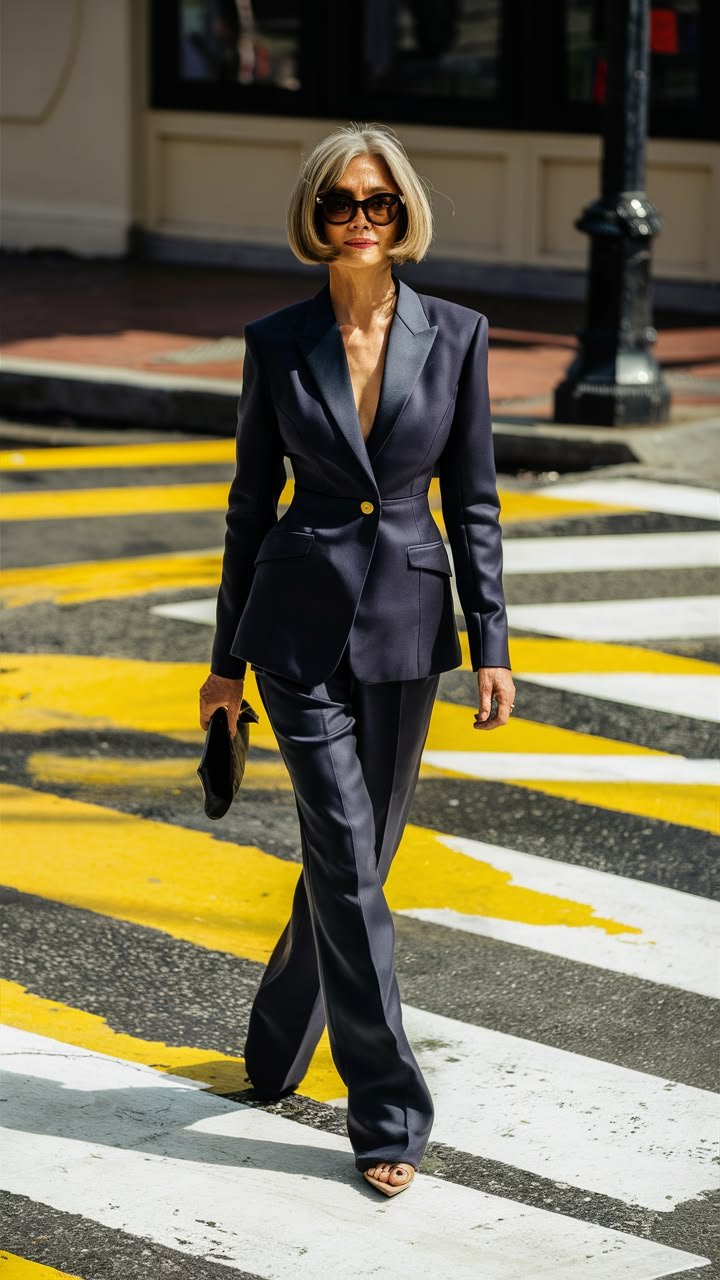Diverse group of people showcasing various baggy suit outfits on different body types