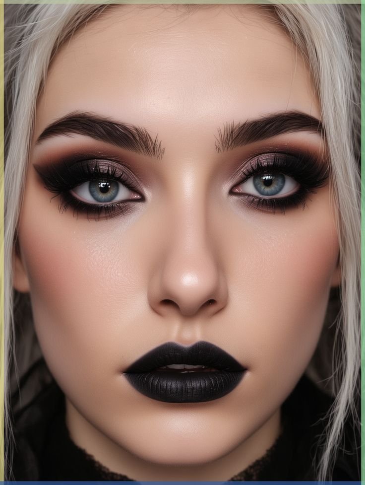 Skin preparation steps for a flawless dark siren makeup application