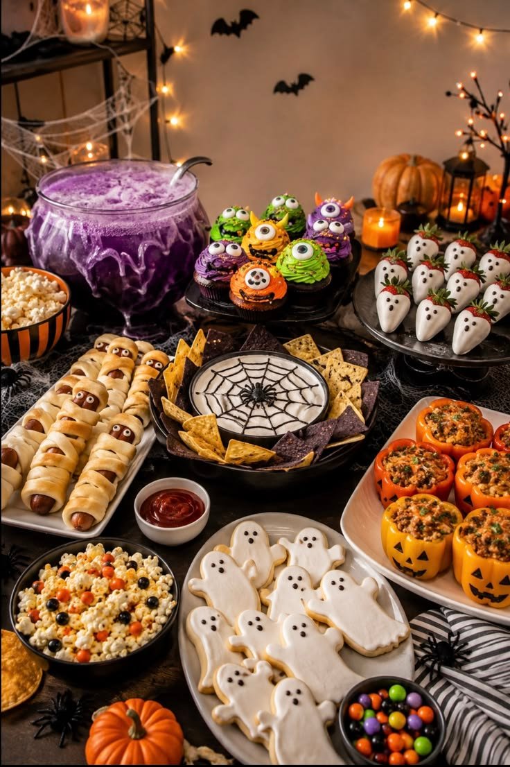 Mummy wrapped sausages perfect for Halloween food kids menus
