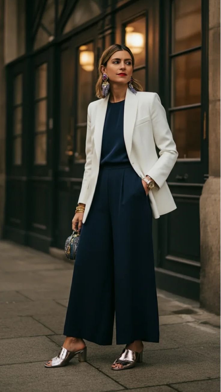 Elegant woman in a silk dress representing stylish opera outfits women options