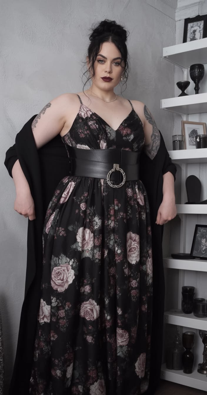 Essential accessories for the witch outfits aesthetic including crystal jewelry and hats