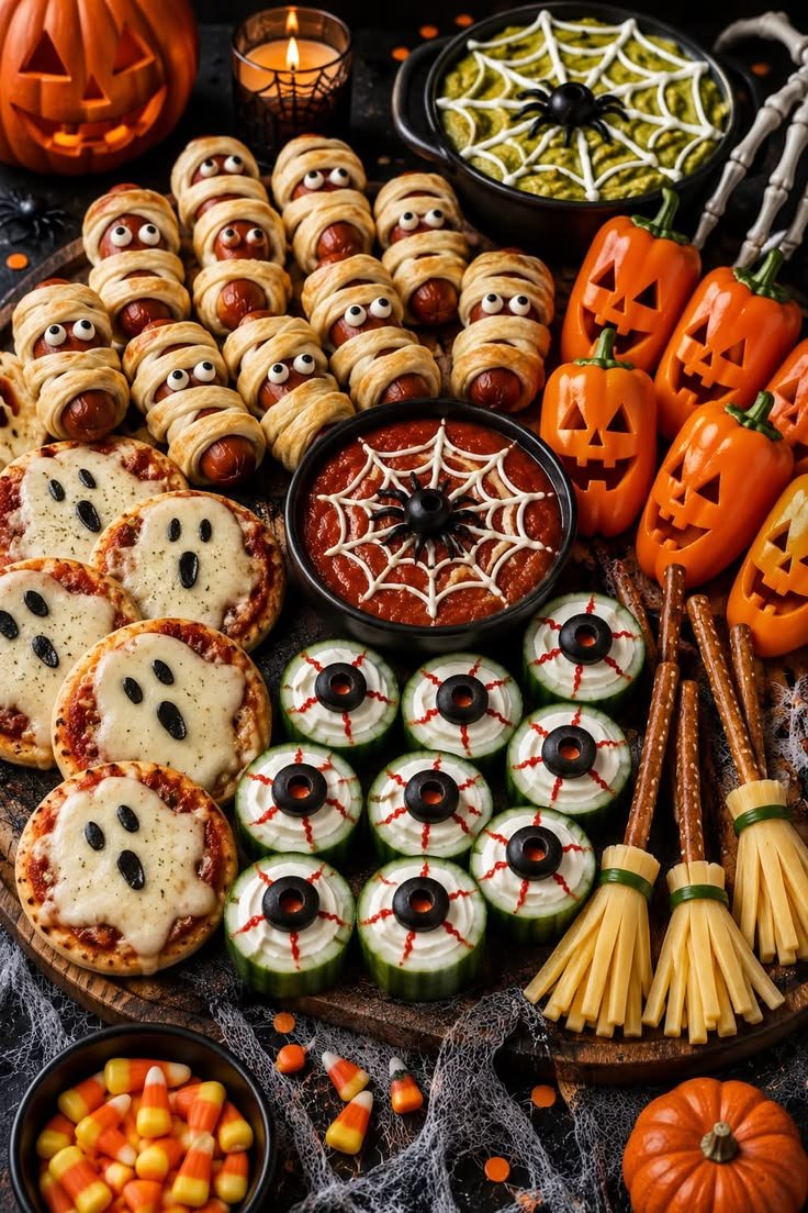 Orange cheese ball shaped like a pumpkin for those seeking halloween snacks herzhaft