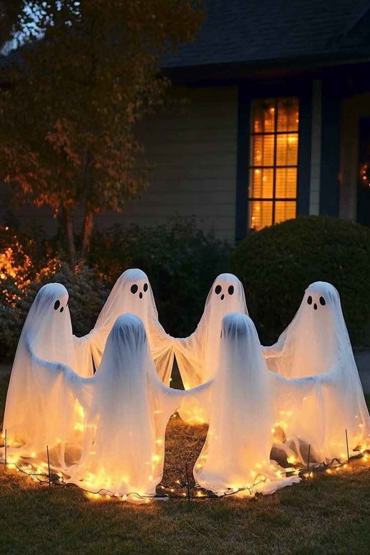 Professional-grade fog machine creating low-lying mist for halloween decorations outdoor