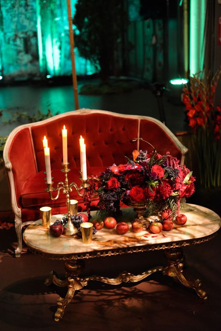 Masqurrade decor video production showing panning shots of event decor
