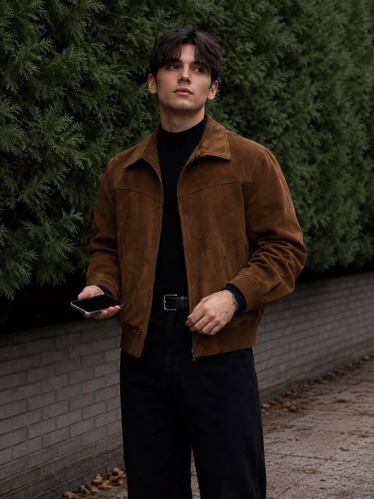 Stylized image of a high collar jacket contributing to a fashion aesthetic