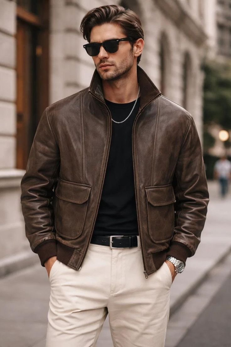 Texture of a durable fabric used in a high collar jacket