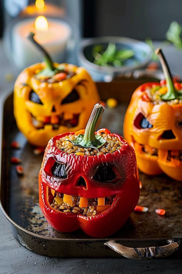 Poison caramel apples on sticks for a Halloween food dessert display