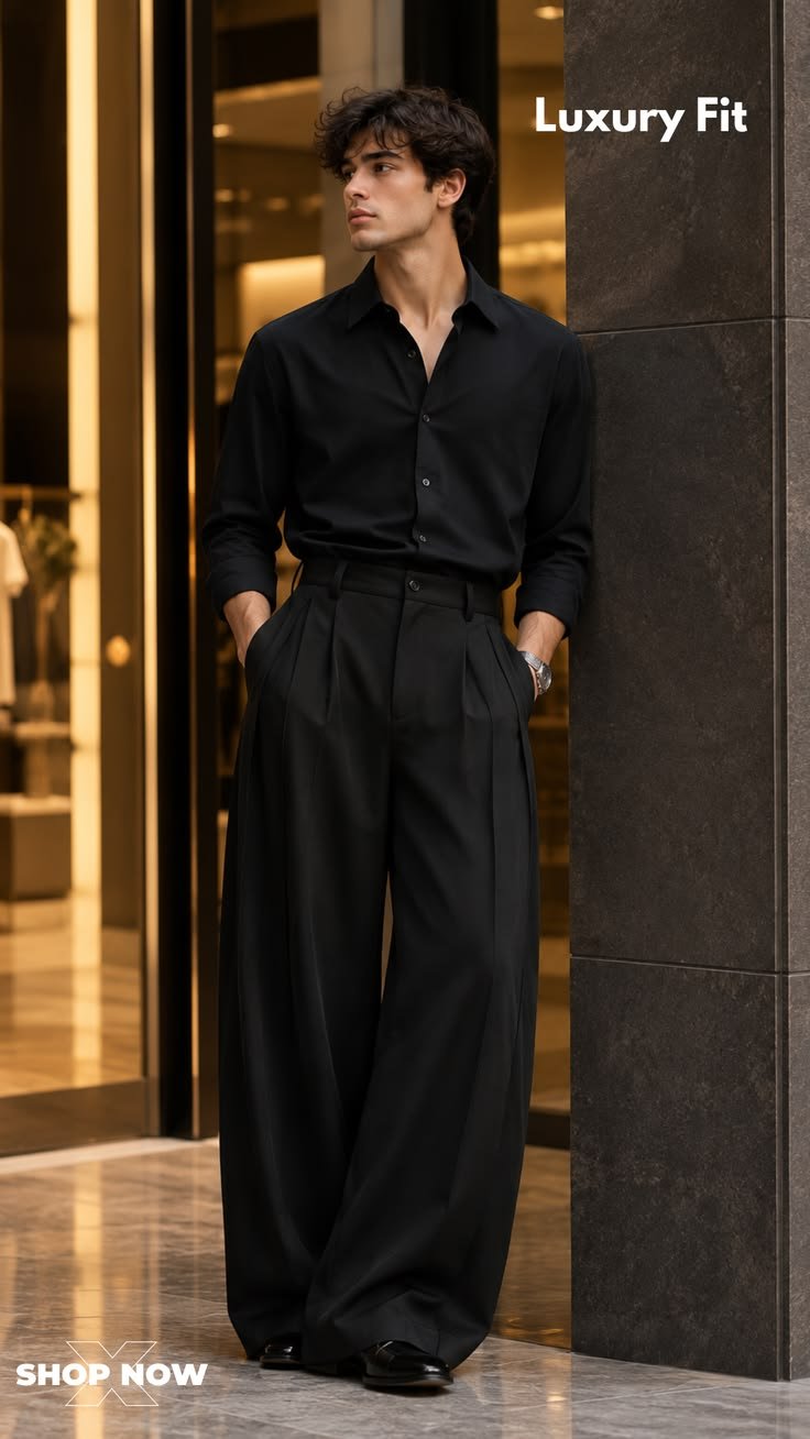 Woman in a casual baggy suit outfit with a graphic tee and baseball cap