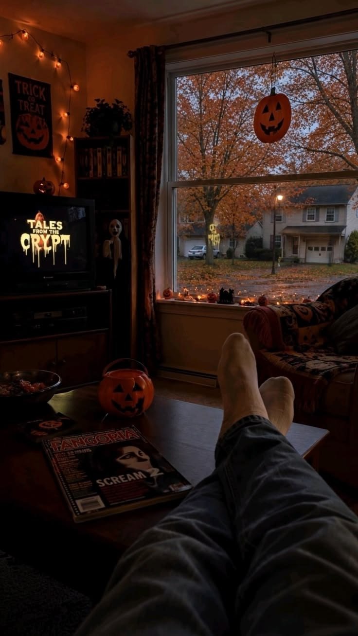 Cozy autumn apparel showing popular 90s inspired halloween aesthetic outfits