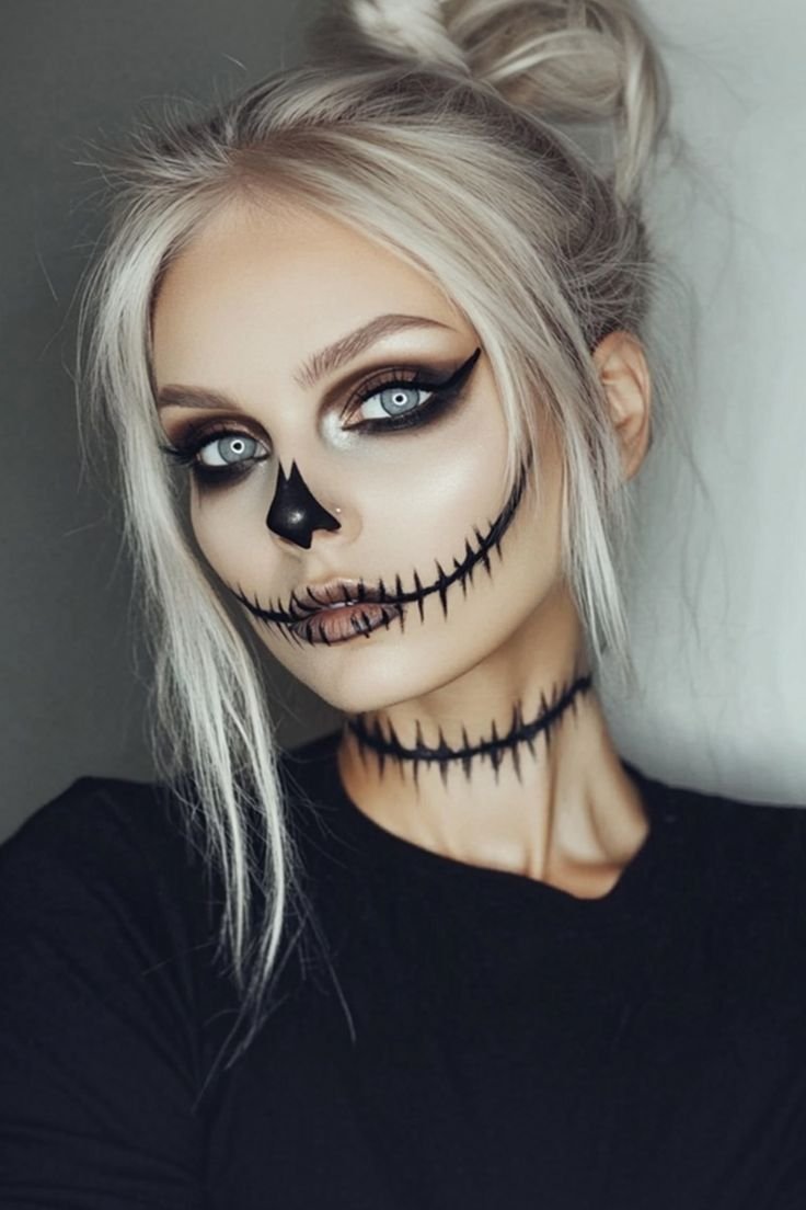 Ethereal celestial makeup with gold stars and glowing highlight