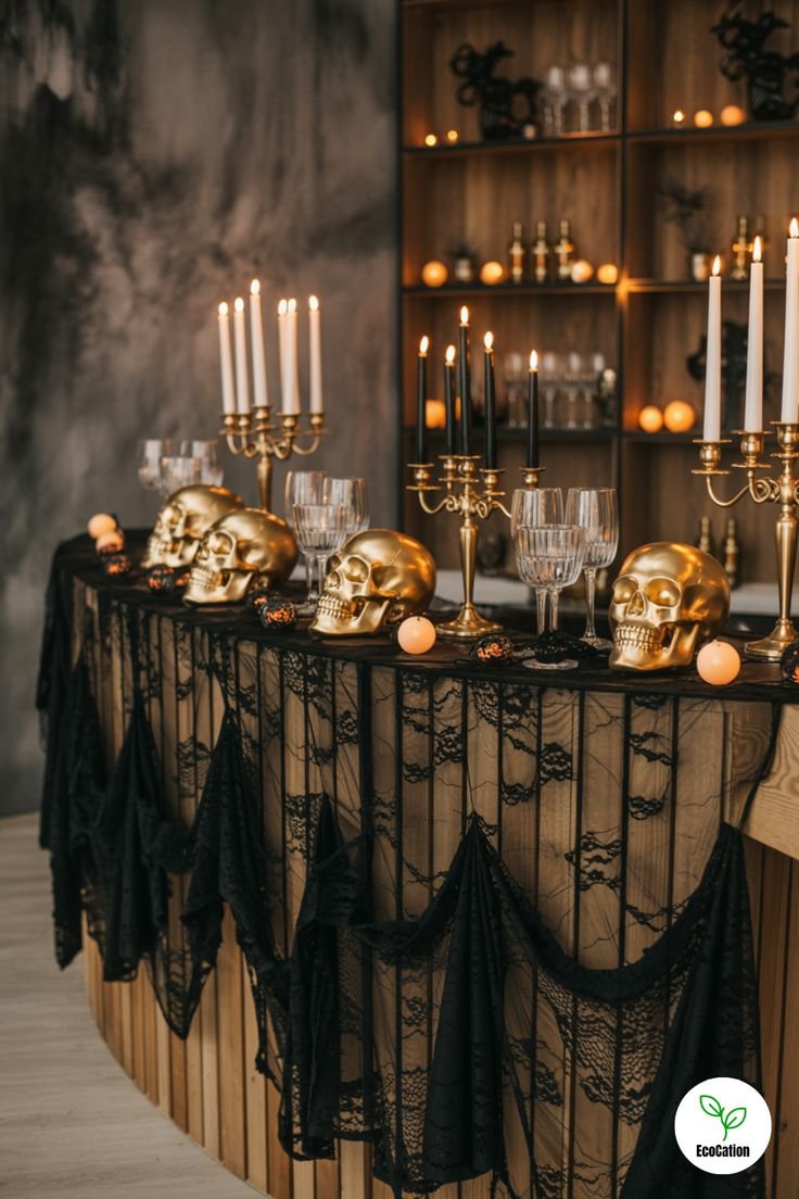 Masqurrade decor budget planning checklist on a wooden table