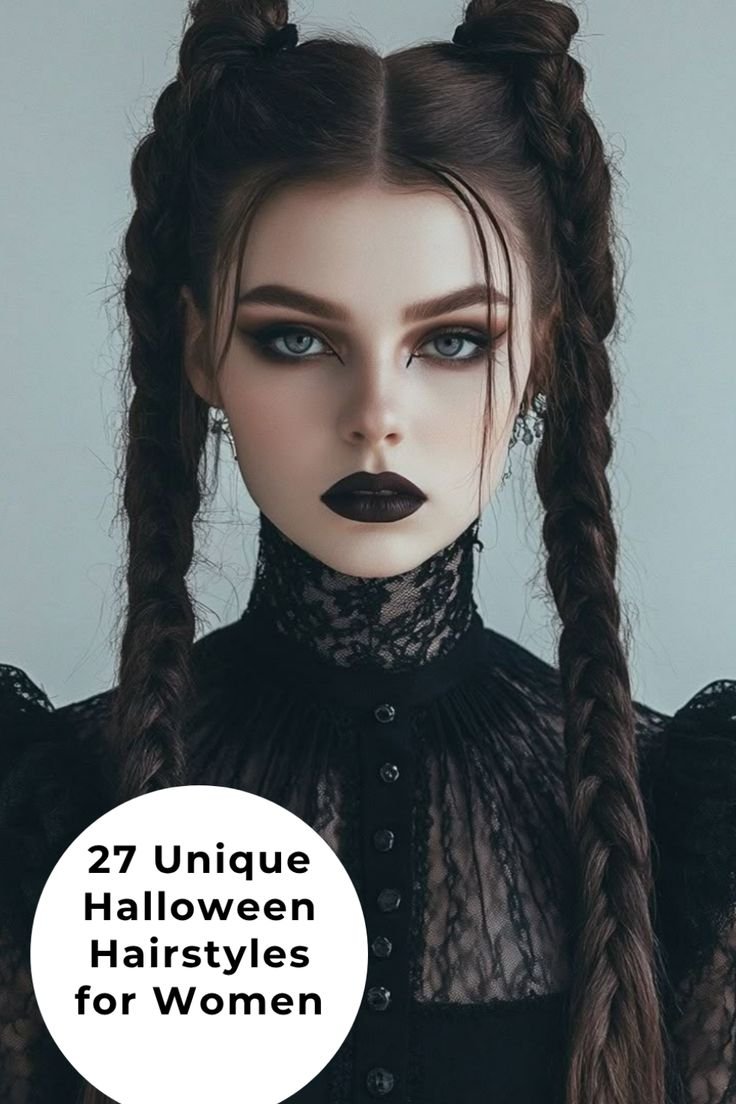 A collection of diverse vampire haircut inspiration images, showing various lengths and textures.