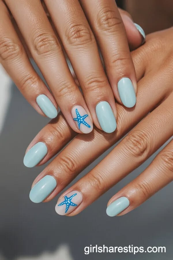 Tools for maintaining sea inspired nails including cuticle oil