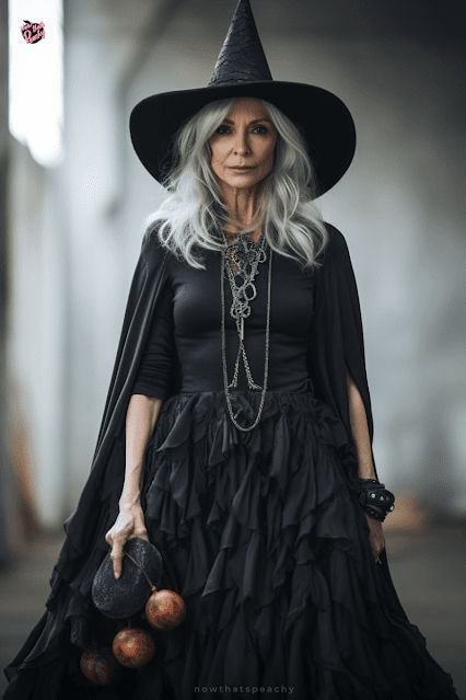 Inspirational mood board for witch outfits aesthetic ideas and accessories