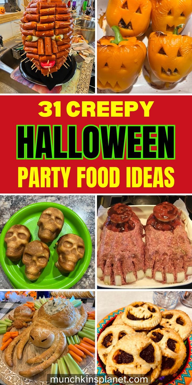 Bloody Mary syringe shooters for adult Halloween party food