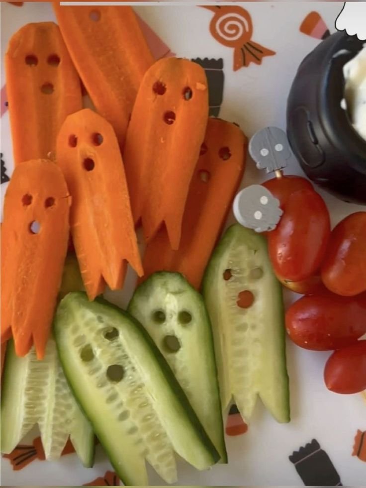 Vampire bite cookies acting as edible Halloween food decorations