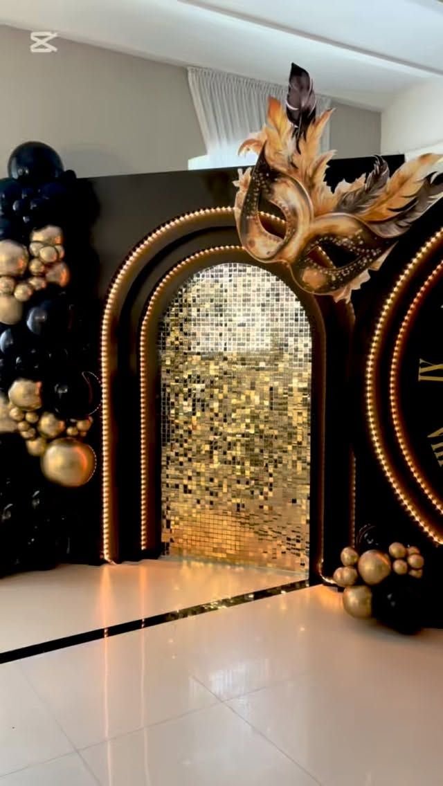 Masqurrade decor videos showcasing professional event planning techniques